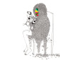 a little dress. (I am a rainbow too) drawing