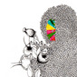 a little dress. (I am a rainbow too) (detail) drawing