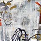 Floating figure with Red Cross and brain