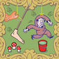 Morbid Capers. A Design for Children's Wallpaper.