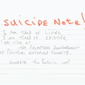 SUICIDE NOTE !