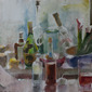 still life with rhubarbs
