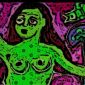 Green Mermaid Sea Goddess
