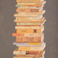 Column of books in balance