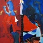 Woman with harp