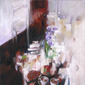 INTERIOR WITH ORCHIDS