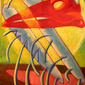 Untitled. Oil on paper, © 1999 W. Eugene Hall