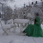the green faerie in the snow