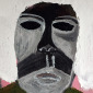 self portrait with silver sausage hat