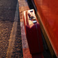 red suitcase