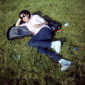 WOMAN ON GRASS
