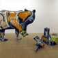 Trapped Graffiti Grizzly Bear Gnaws Off  Leg