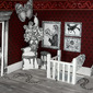 Detail of master bedroom