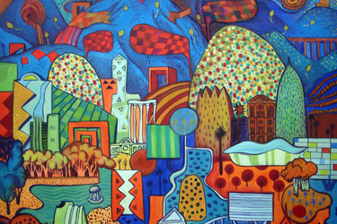 Collection Whimsical Landscapes; created by Cindy Davis