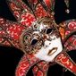 Crimson Carnivale Mask