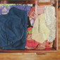 Second Drawer Right, Bottom Shelf Left