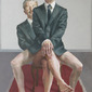Siamese Twins. Double portrait of Hitler/Stalin