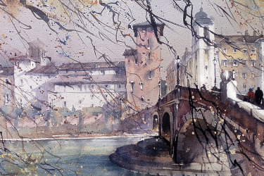 Collection watercolors; created by Pol Ledent