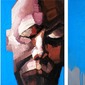 BLUE FACES (triptych)