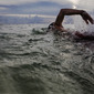 Swimmer in Ocean