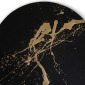 Round segment in black and gold