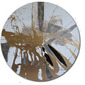 Round segment in white and gold