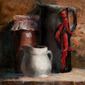 Still life with red peppers Valeria Duca