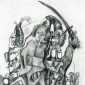 the horseman with the bride
