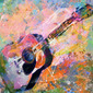 My painted guitar 