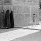 Little girl and three women, Isfahan, Iran, 1970