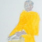 Monk Receiving Alms (Detail of Old Man)