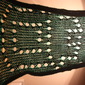 Practise machine knitting