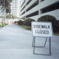 Sidewalk Closed, Miami, USA.