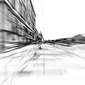 iPad drawing, street unknown: Paris, France