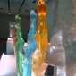 heads of swimmers