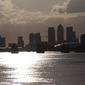 Docklands from outside the Thames Barrier