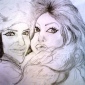 Sisters in The Winter Snow