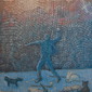 64. Winter actions. 2009.60 х50 cm. - 23.62 х 19.68 inch. A canvas. Acryle.