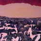 Night falls over the village