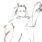 Skipping Girl Drawing 2