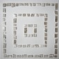 Square in silver & white