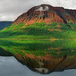 The instant is equal to the eternity Putorana. The lake Lama. Krasnoyarks. Russia