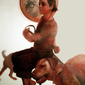 woman with dogs