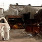 Pink Makonde elephant and the old factory