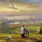 Sunrise in Jerusalem, Limited Editon print on Canvas, Giclee.