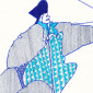 Admiral with Blue Shirt