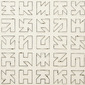 Embroidered glass