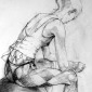 sitting figure
