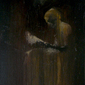 'Woman on a Train' 12 x 10 inch