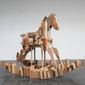 Parallax, 2010 medium: wood, dimensions: 200 x 150 x 50 cm 